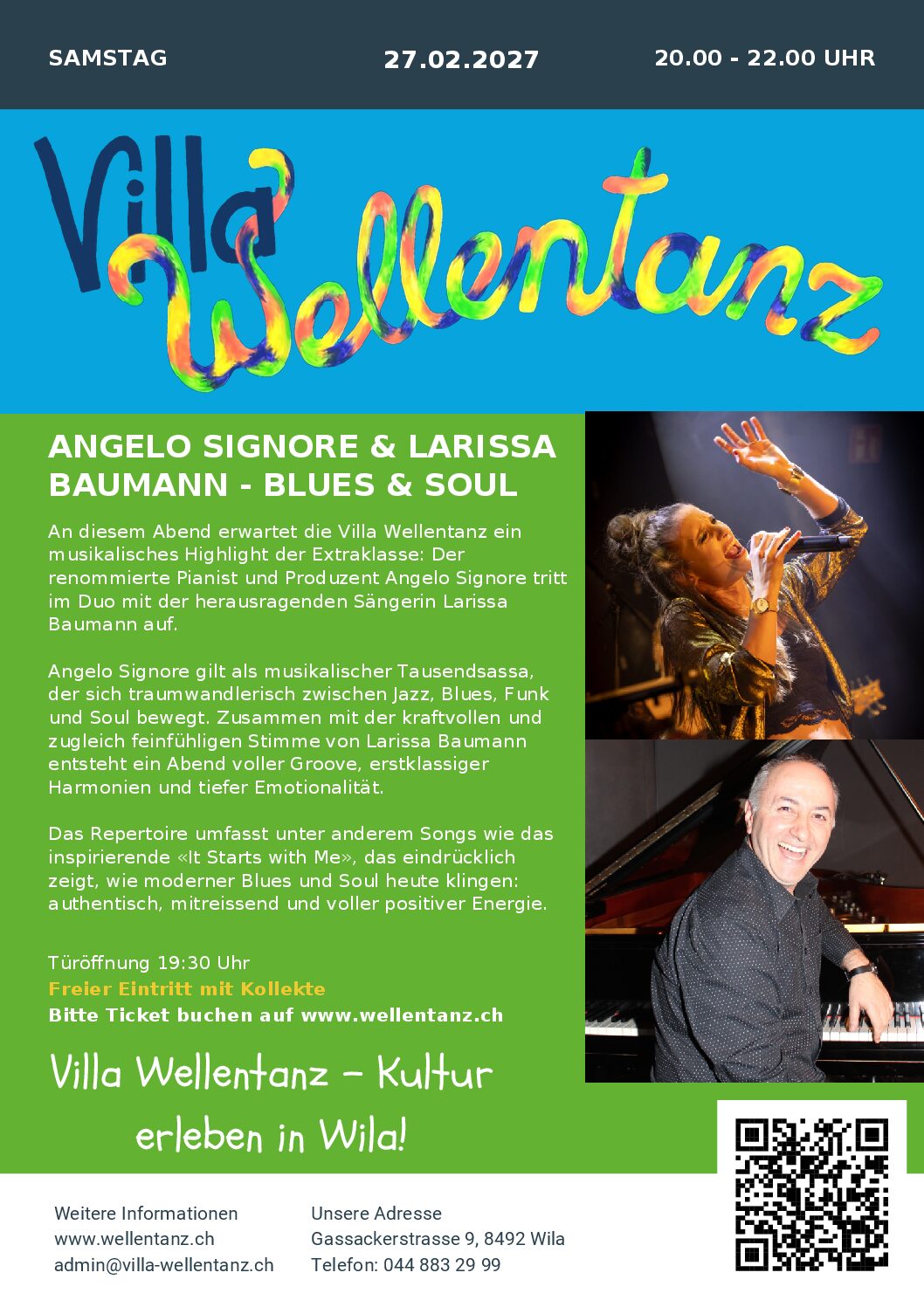 Angelo Signore & Larissa Baumann: Ein Abend mit der «Artist of the Year»