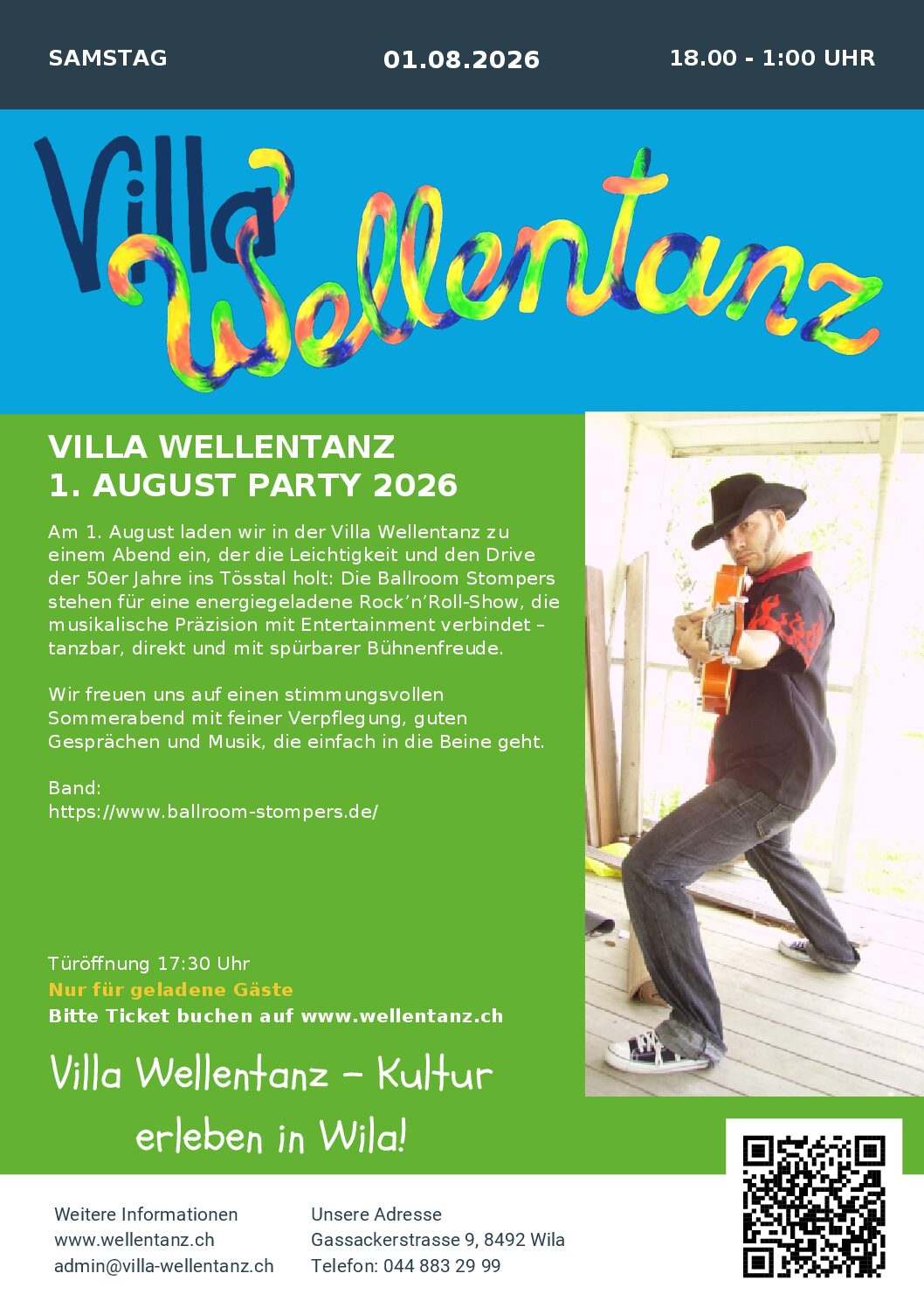 Villa Wellentanz 1. August Party 2026