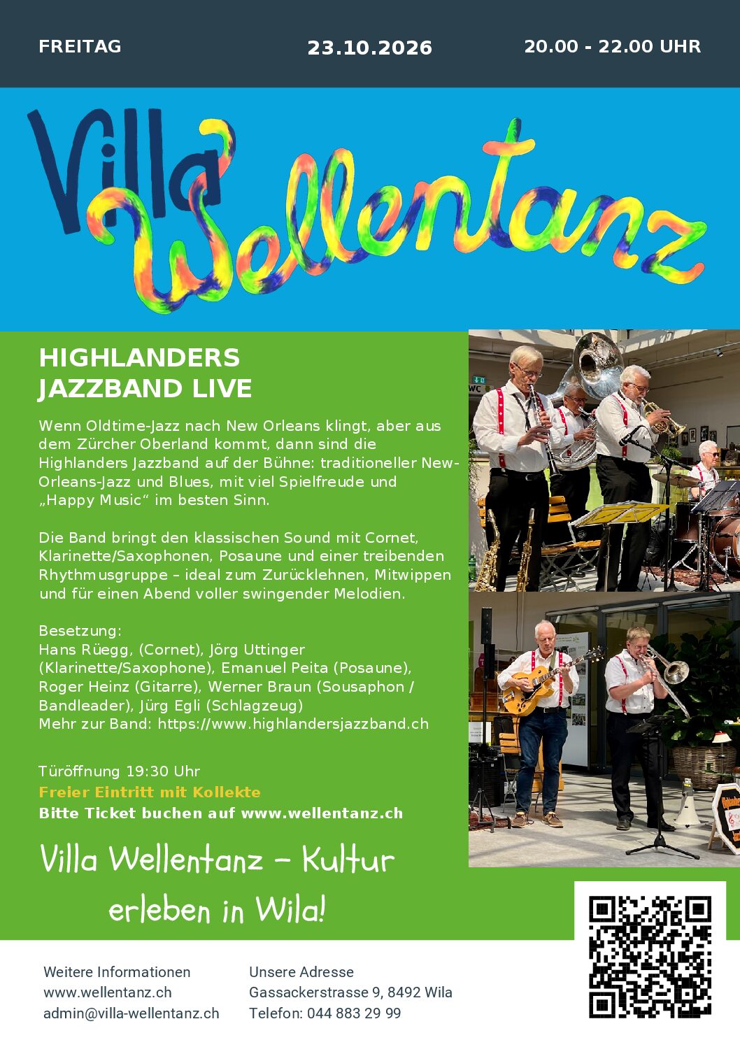 Highlanders Jazzband live